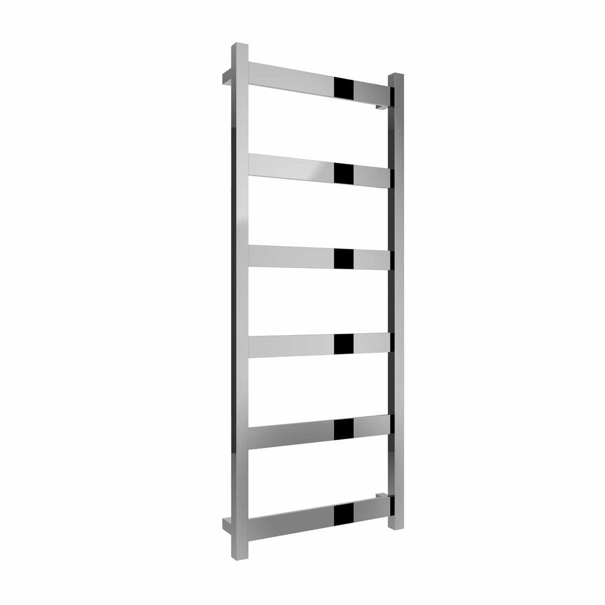 Polished / 1170 x 480 mm Reina Mina Designer Vertical Heated Stainless Steel Radiator