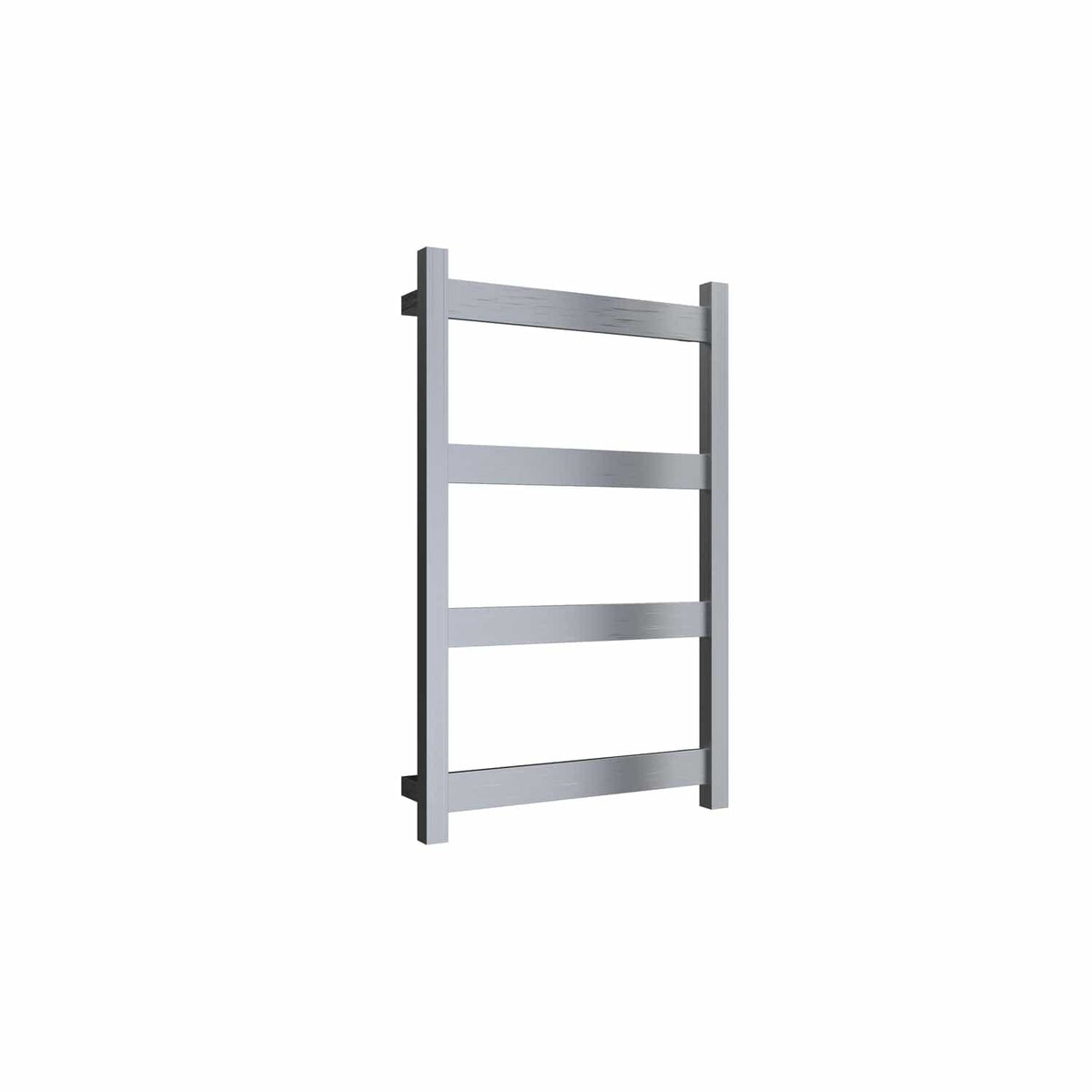 Brushed / 750 x 480 mm Reina Mina Designer Vertical Heated Stainless Steel Radiator