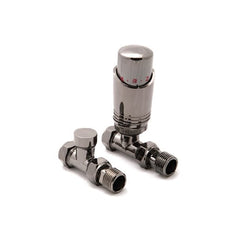 Reina Modal TRV Straight Valve Oiled Bronze For Heated Towel Rail Radiator With Lockshield