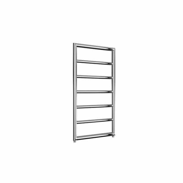 813 x 450 mm Reina Nardo Designer Chrome Vertical Heated Steel Towel Rail