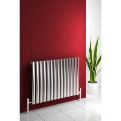 Reina Nerox Heated Stainless Steel Designer Radiator Horizontal