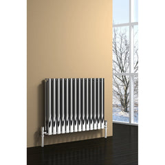 Reina Nerox Heated Stainless Steel Designer Radiator Horizontal