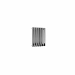 Single / Polished / 600 x 413 mm Reina Nerox Heated Stainless Steel Designer Radiator Horizontal