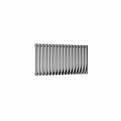 Single / Polished / 600 x 1003 mm Reina Nerox Heated Stainless Steel Designer Radiator Horizontal