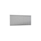 Single / Brushed / 600 x 1180 mm Reina Nerox Heated Stainless Steel Designer Radiator Horizontal