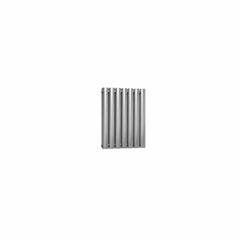 Double / Brushed / 600 x 413 mm Reina Nerox Heated Stainless Steel Designer Radiator Horizontal