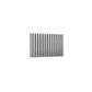 Double / Brushed / 600 x 826 mm Reina Nerox Heated Stainless Steel Designer Radiator Horizontal