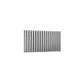 Double / Brushed / 600 x 1003 mm Reina Nerox Heated Stainless Steel Designer Radiator Horizontal