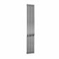 Single / Polished / 1800 x 295 mm Reina Nerox Vertical Designer Stainless Steel Radiator