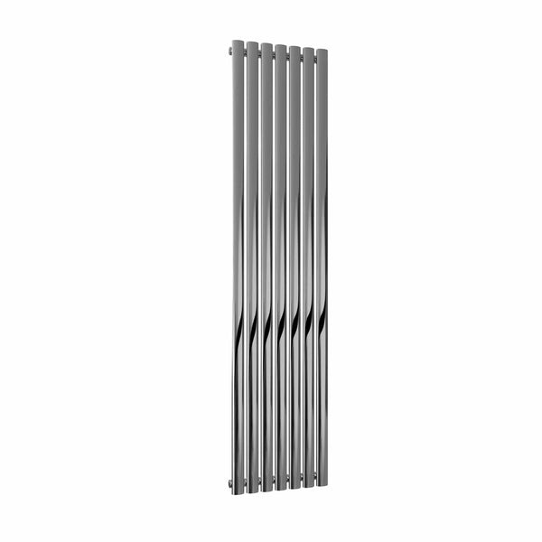 Single / Polished / 1800 x 413 mm Reina Nerox Vertical Designer Stainless Steel Radiator