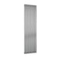 Single / Brushed / 1800 x 472 mm Reina Nerox Vertical Designer Stainless Steel Radiator