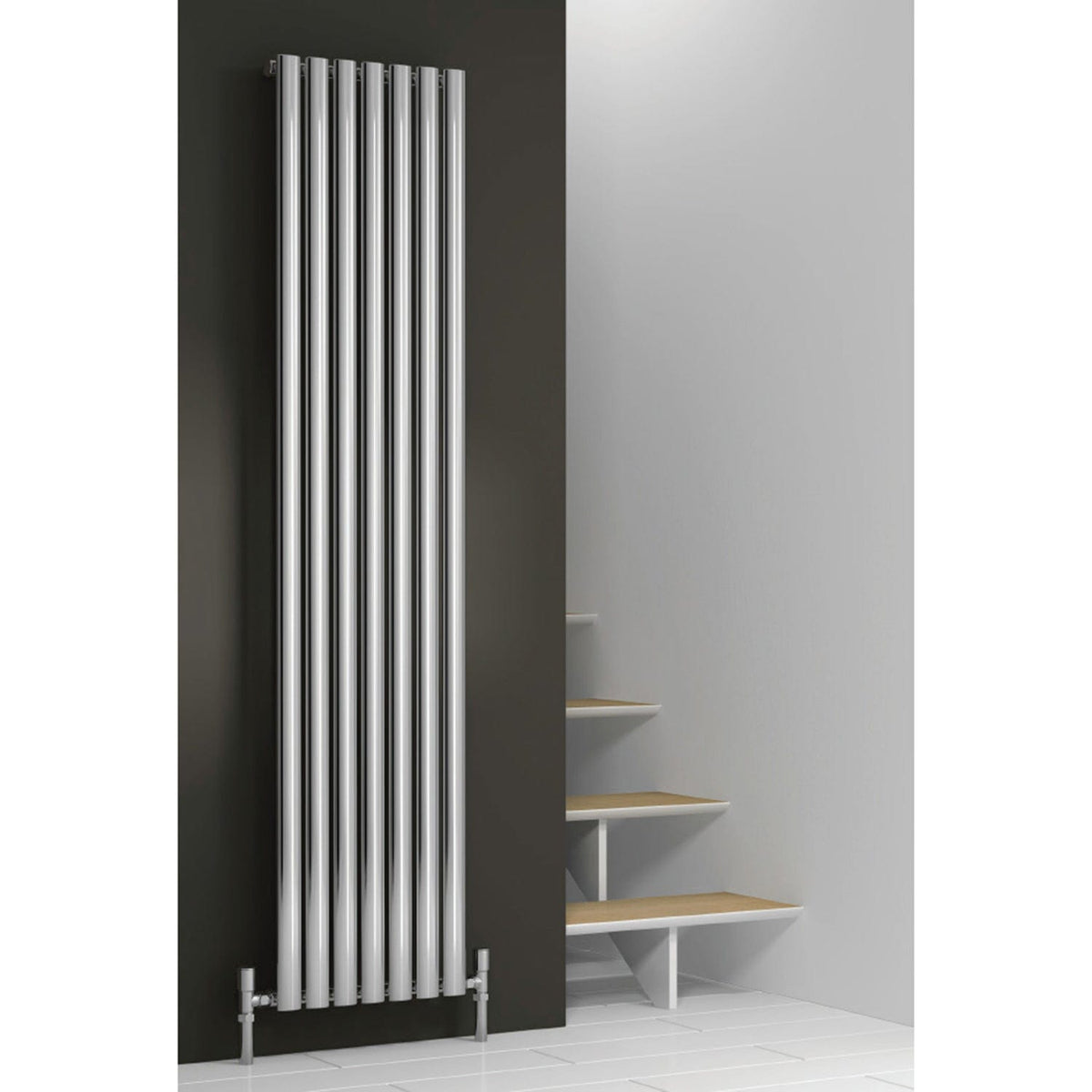 Reina Neva  Chrome Designer Vertical Steel Radiator