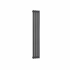 Anthracite / Single / 1500 x 236 mm Reina Neva Designer Vertical Steel Radiator
