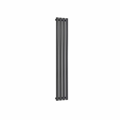 Anthracite / Single / 1500 x 236 mm Reina Neva Designer Vertical Steel Radiator