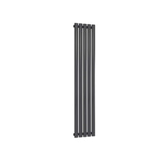 Anthracite / Single / 1500 x 295 mm Reina Neva Designer Vertical Steel Radiator