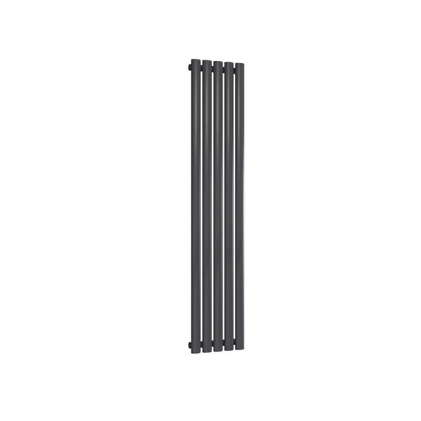 Anthracite / Single / 1500 x 295 mm Reina Neva Designer Vertical Steel Radiator