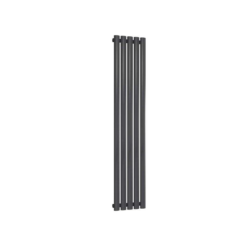 Anthracite / Single / 1500 x 295 mm Reina Neva Designer Vertical Steel Radiator