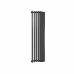 Anthracite / Single / 1500 x 413 mm Reina Neva Designer Vertical Steel Radiator