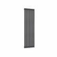 Anthracite / Single / 1500 x 413 mm Reina Neva Designer Vertical Steel Radiator