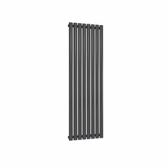 Anthracite / Single / 1500 x 472 mm Reina Neva Designer Vertical Steel Radiator