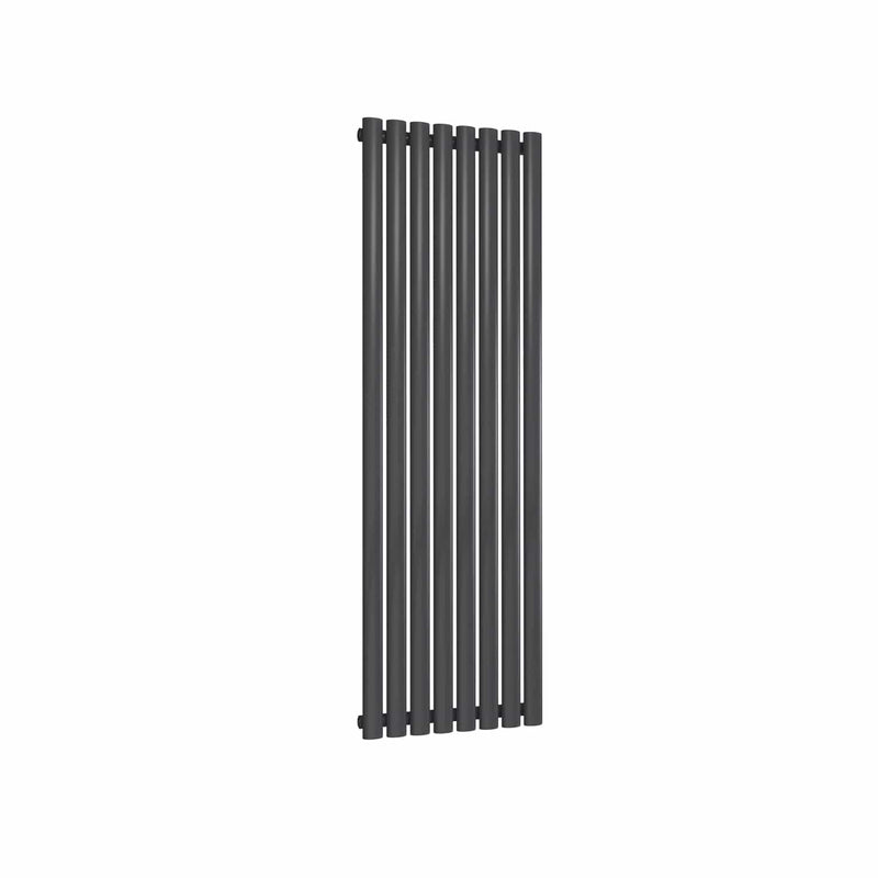 Anthracite / Single / 1500 x 472 mm Reina Neva Designer Vertical Steel Radiator