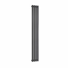 Anthracite / Single / 1800 x 236 mm Reina Neva Designer Vertical Steel Radiator