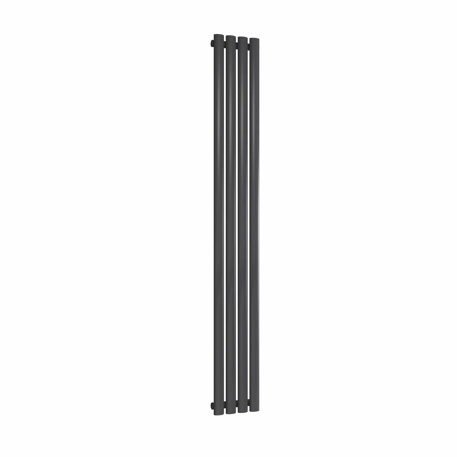 Anthracite / Single / 1800 x 236 mm Reina Neva Designer Vertical Steel Radiator