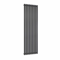 Anthracite / Single / 1800 x 531 mm Reina Neva Designer Vertical Steel Radiator