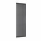 Anthracite / Single / 1800 x 531 mm Reina Neva Designer Vertical Steel Radiator