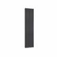Anthracite / Double / 1500 x 295 mm Reina Neva Designer Vertical Steel Radiator