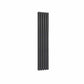Anthracite / Double / 1500 x 354 mm Reina Neva Designer Vertical Steel Radiator