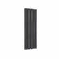 Anthracite / Double / 1500 x 472 mm Reina Neva Designer Vertical Steel Radiator
