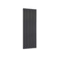 Anthracite / Double / 1500 x 531 mm Reina Neva Designer Vertical Steel Radiator