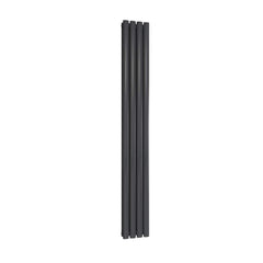 Anthracite / Double / 1800 x 295 mm Reina Neva Designer Vertical Steel Radiator