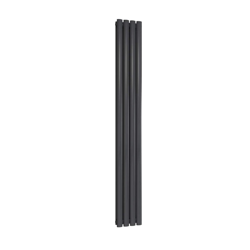 Anthracite / Double / 1800 x 295 mm Reina Neva Designer Vertical Steel Radiator