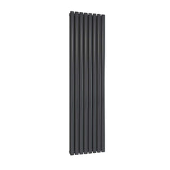 Anthracite / Double / 1800 x 531 mm Reina Neva Designer Vertical Steel Radiator