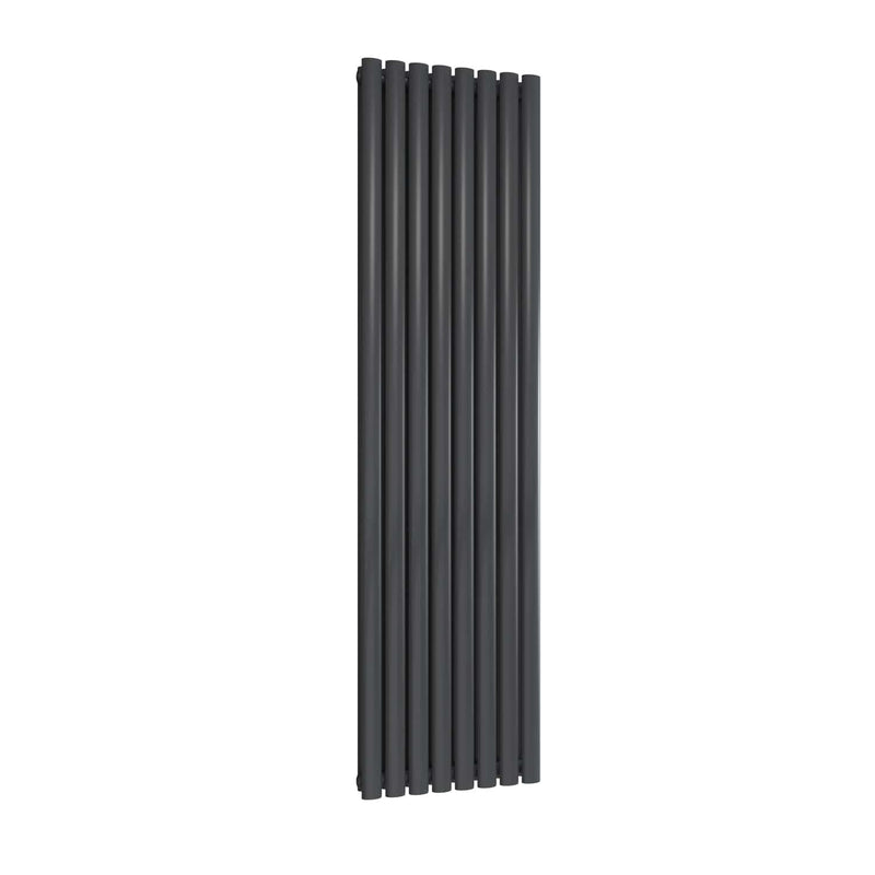 Anthracite / Double / 1800 x 531 mm Reina Neva Designer Vertical Steel Radiator