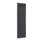 Anthracite / Double / 1800 x 531 mm Reina Neva Designer Vertical Steel Radiator