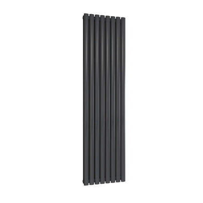 Anthracite / Double / 1800 x 531 mm Reina Neva Designer Vertical Steel Radiator
