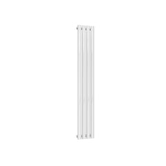 White / Single / 1500 x 236 mm Reina Neva Designer Vertical Steel Radiator