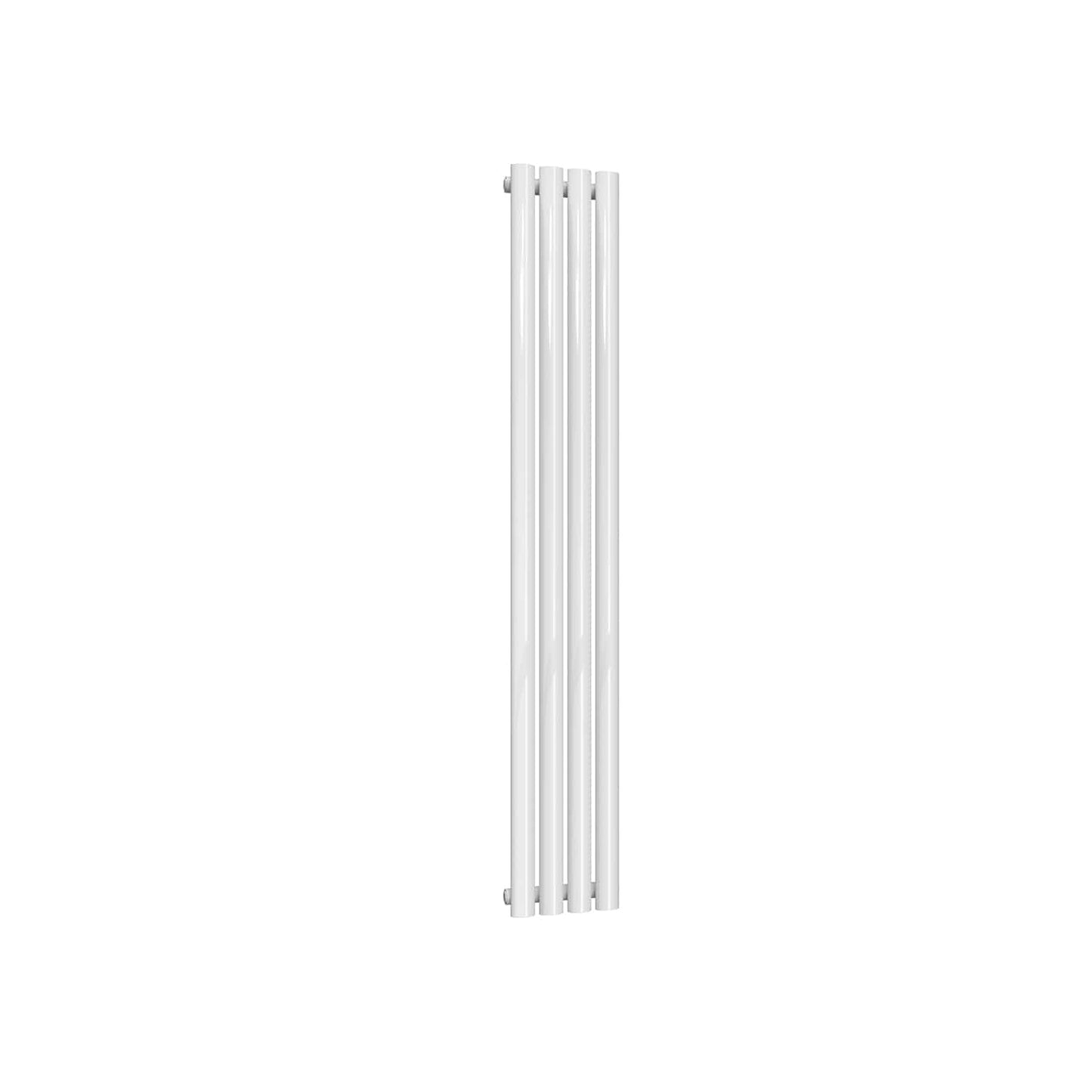 White / Single / 1500 x 236 mm Reina Neva Designer Vertical Steel Radiator
