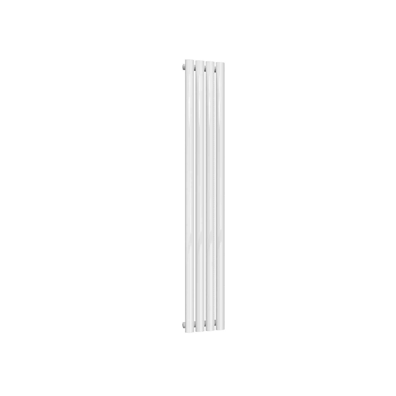 White / Single / 1500 x 236 mm Reina Neva Designer Vertical Steel Radiator