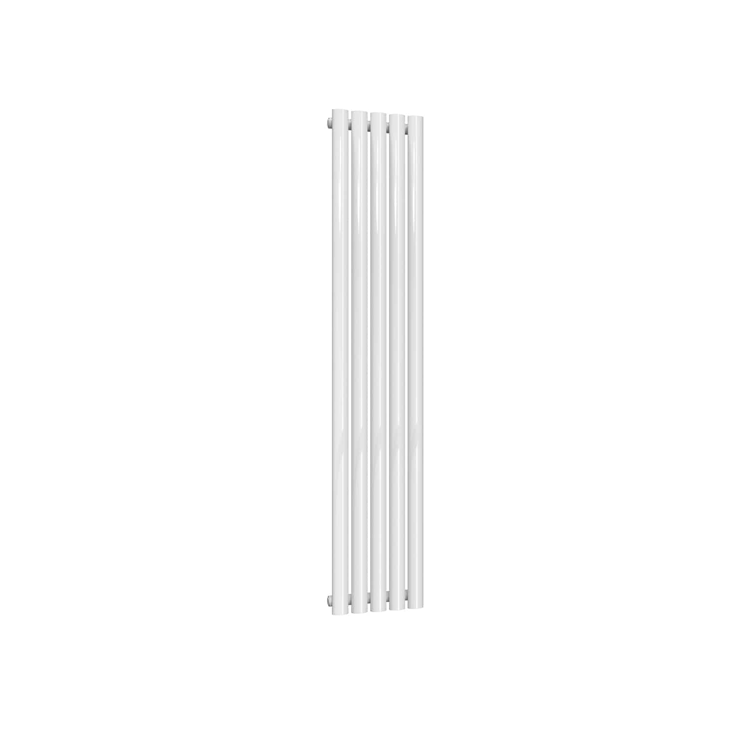 White / Single / 1500 x 354 mm Reina Neva Designer Vertical Steel Radiator
