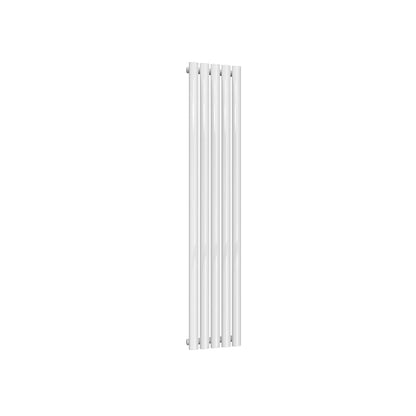White / Single / 1500 x 354 mm Reina Neva Designer Vertical Steel Radiator