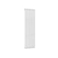 White / Single / 1500 x 413 mm Reina Neva Designer Vertical Steel Radiator