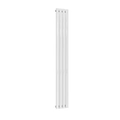 White / Single / 1800 x 236 mm Reina Neva Designer Vertical Steel Radiator