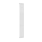 White / Single / 1800 x 236 mm Reina Neva Designer Vertical Steel Radiator