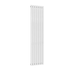 White / Single / 1800 x 413 mm Reina Neva Designer Vertical Steel Radiator