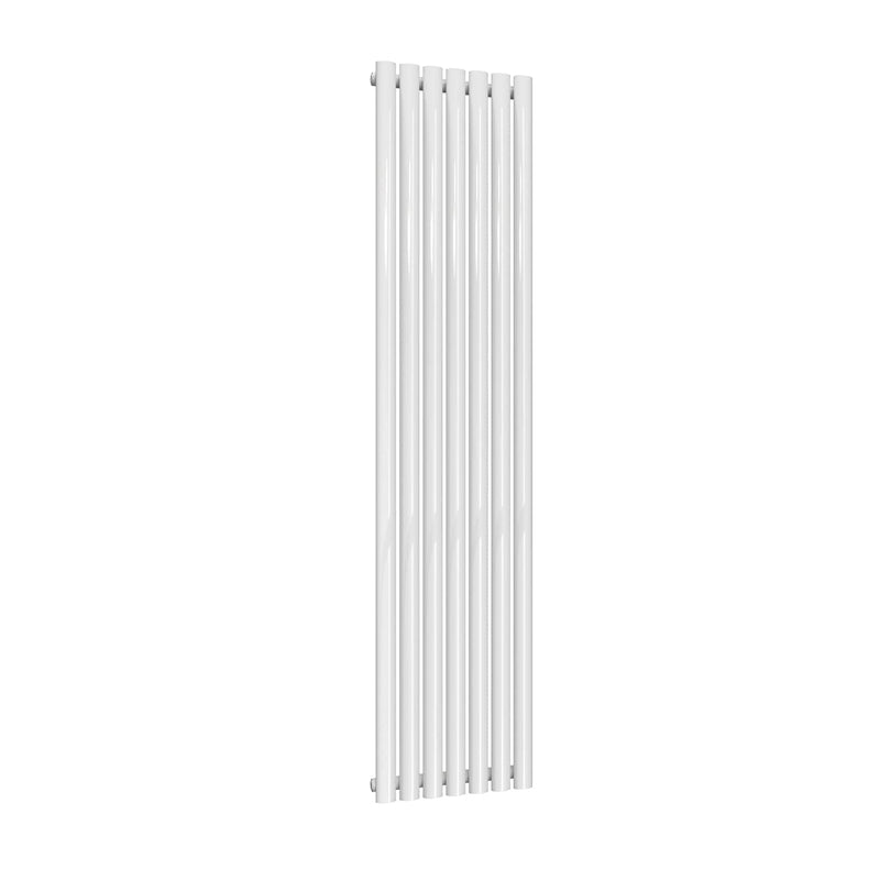 White / Single / 1800 x 413 mm Reina Neva Designer Vertical Steel Radiator