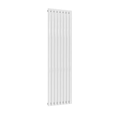 White / Single / 1800 x 472 mm Reina Neva Designer Vertical Steel Radiator